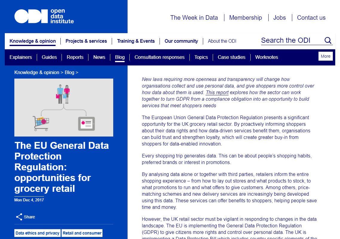 The EU General Data Protection Regulation - Socitm