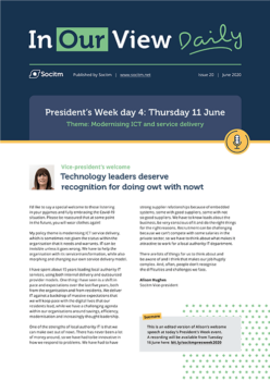 In Our View Daily, issue 20: President’s Week day 4 - Socitm