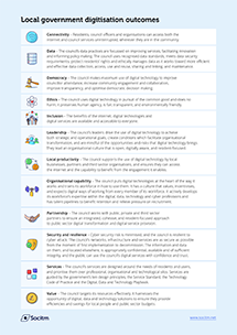 Socitm infographic: Local Government Digitisation Outcomes