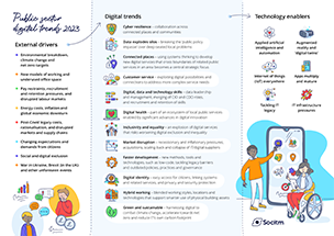 Public sector digital trends 2023 - Infographic