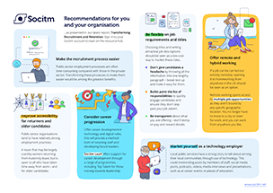 Socitm infographic - Transforming recruitment and retention