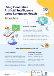 Using Generative Artificial Intelligence Large Language Models - Do's ...