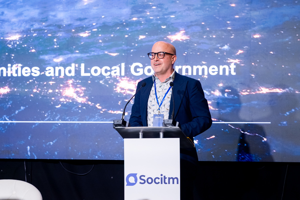 Tom Smith, Director AI, MHCLG - speaking at Socitm President's Conference 2026
